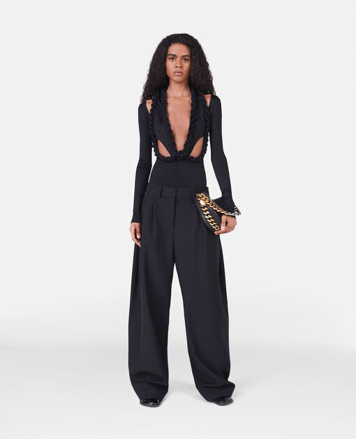 BRAIDED STRAP JUMPSUIT - Black