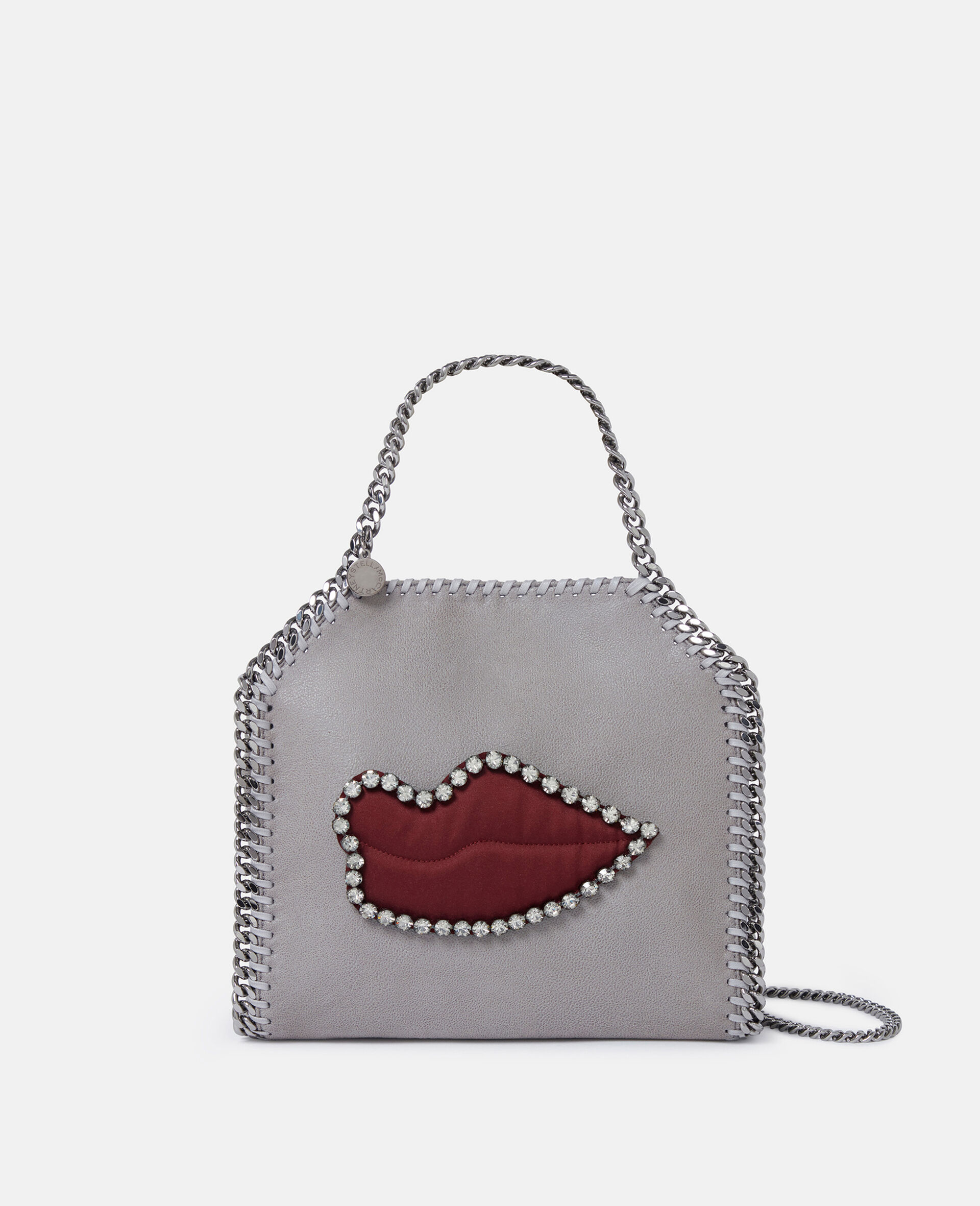 Borsa tote mini Falabella Lips-Grigio-large image number 0