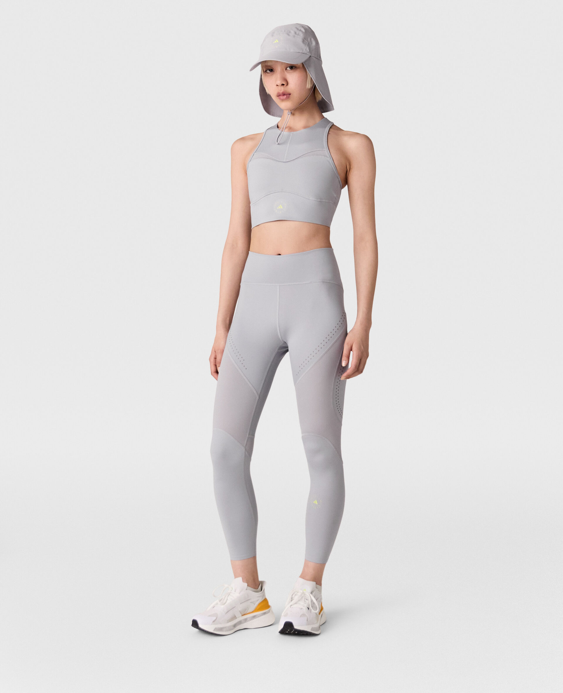 Leggings 7/8 TruePurpose Optime Training-Grigio-model