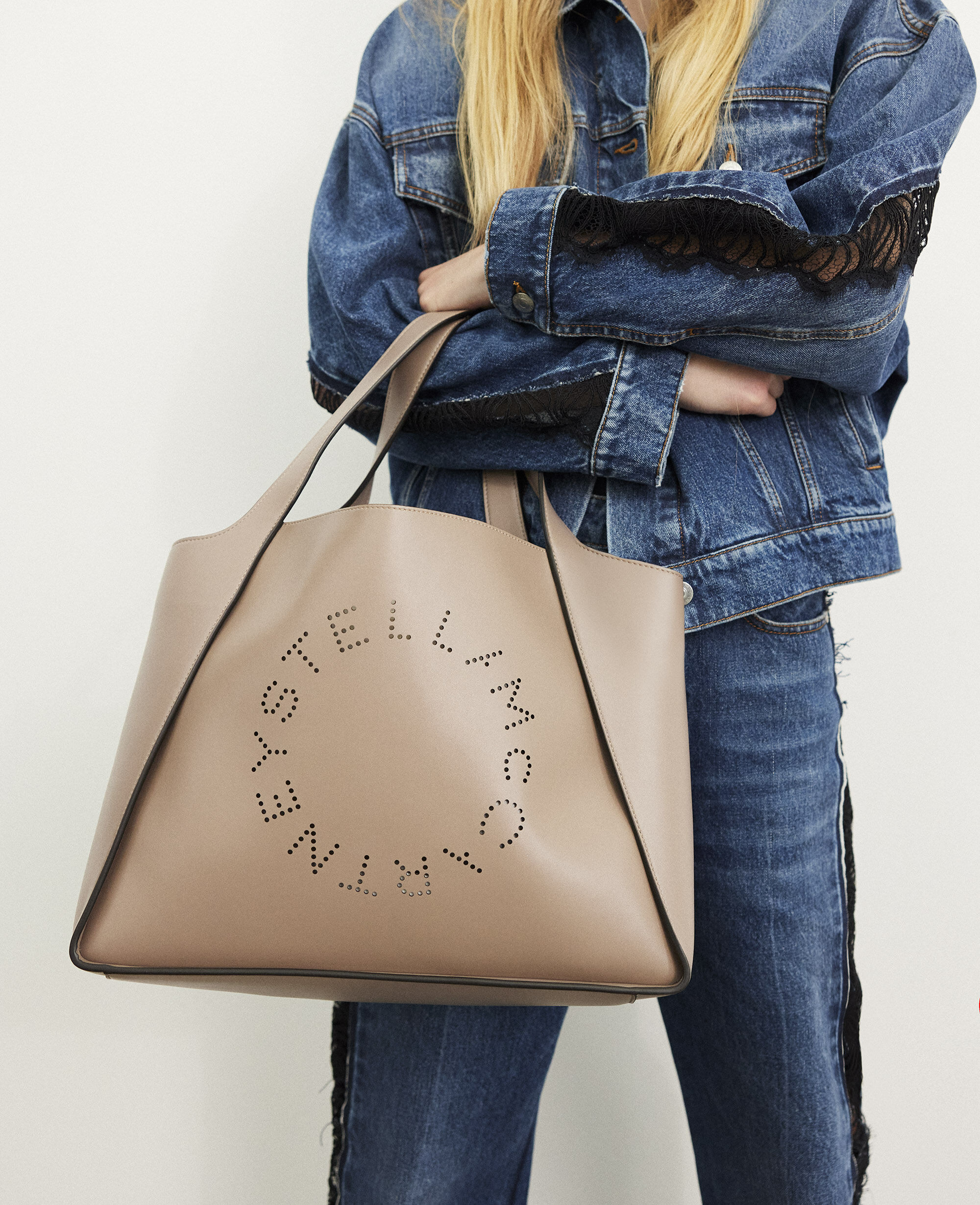 Women Moss Logo Tote Bag | Stella McCartney US