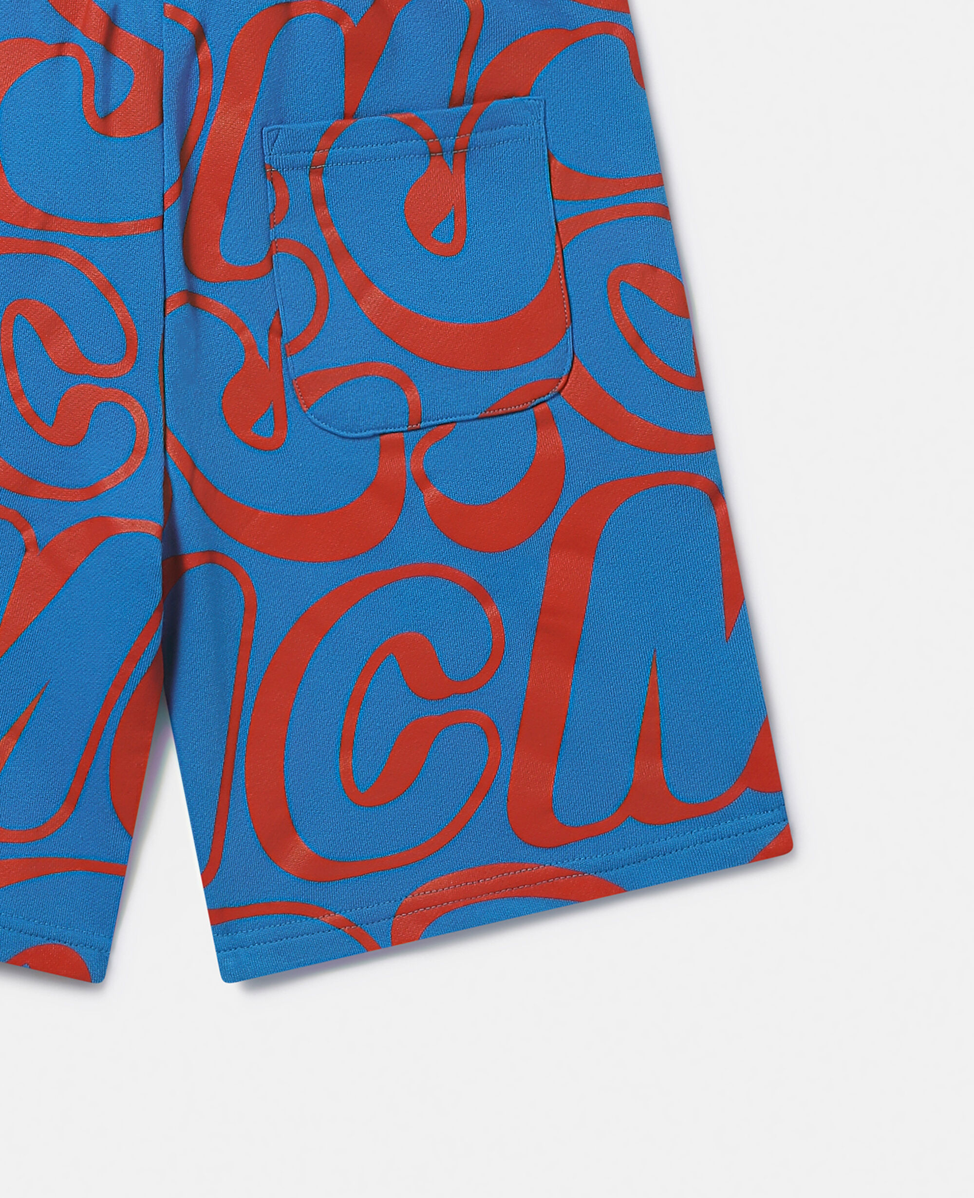 Stella McCartney Kids check-print shorts - Blue