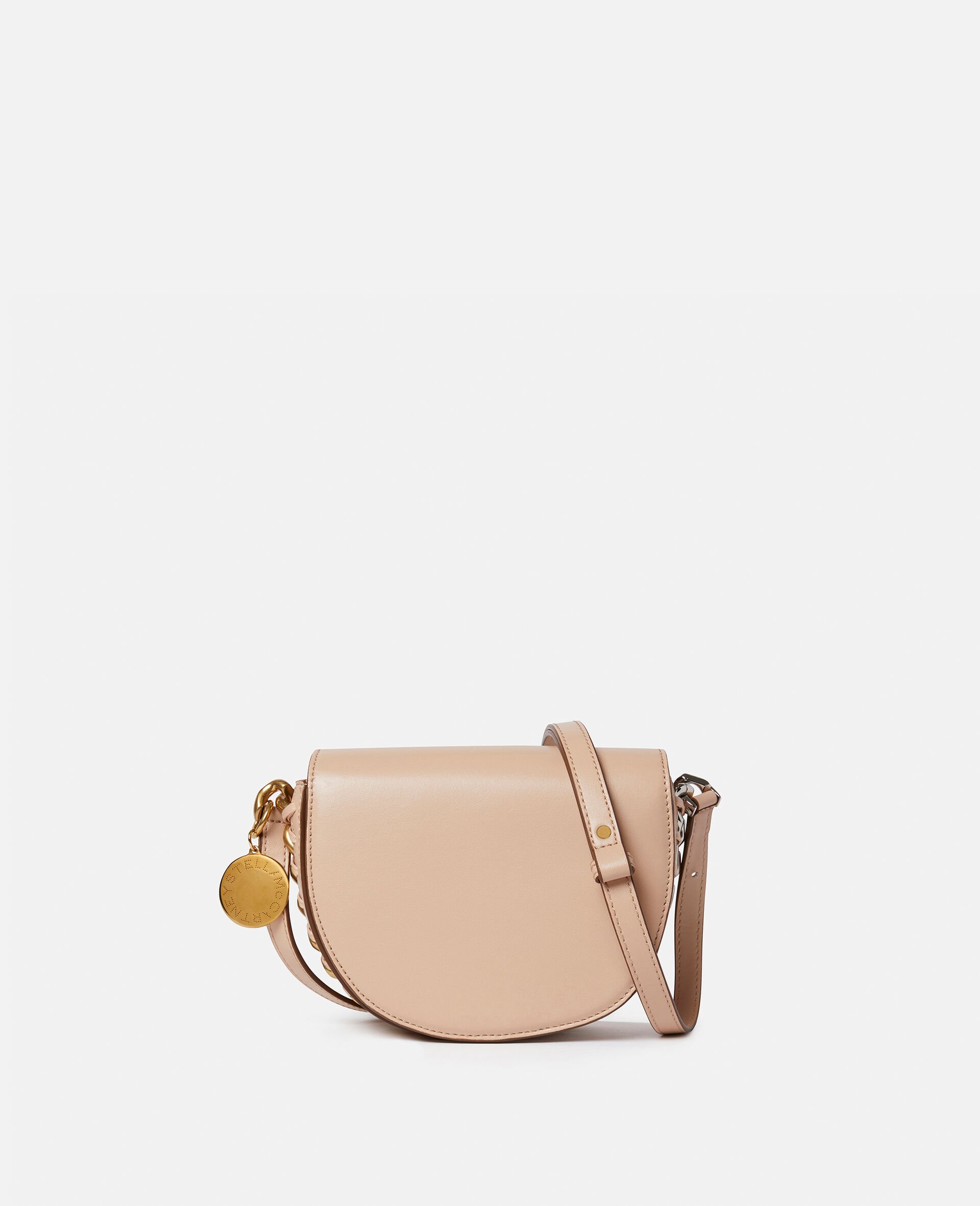 Frayme Small Flap Shoulder Bag -Pink-model