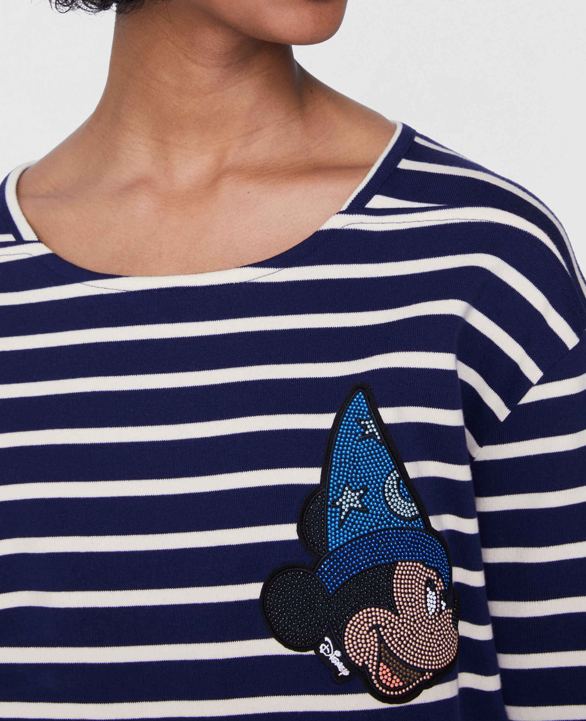 Fantasia Mickey Striped Long-Sleeved T-Shirt ディズニー