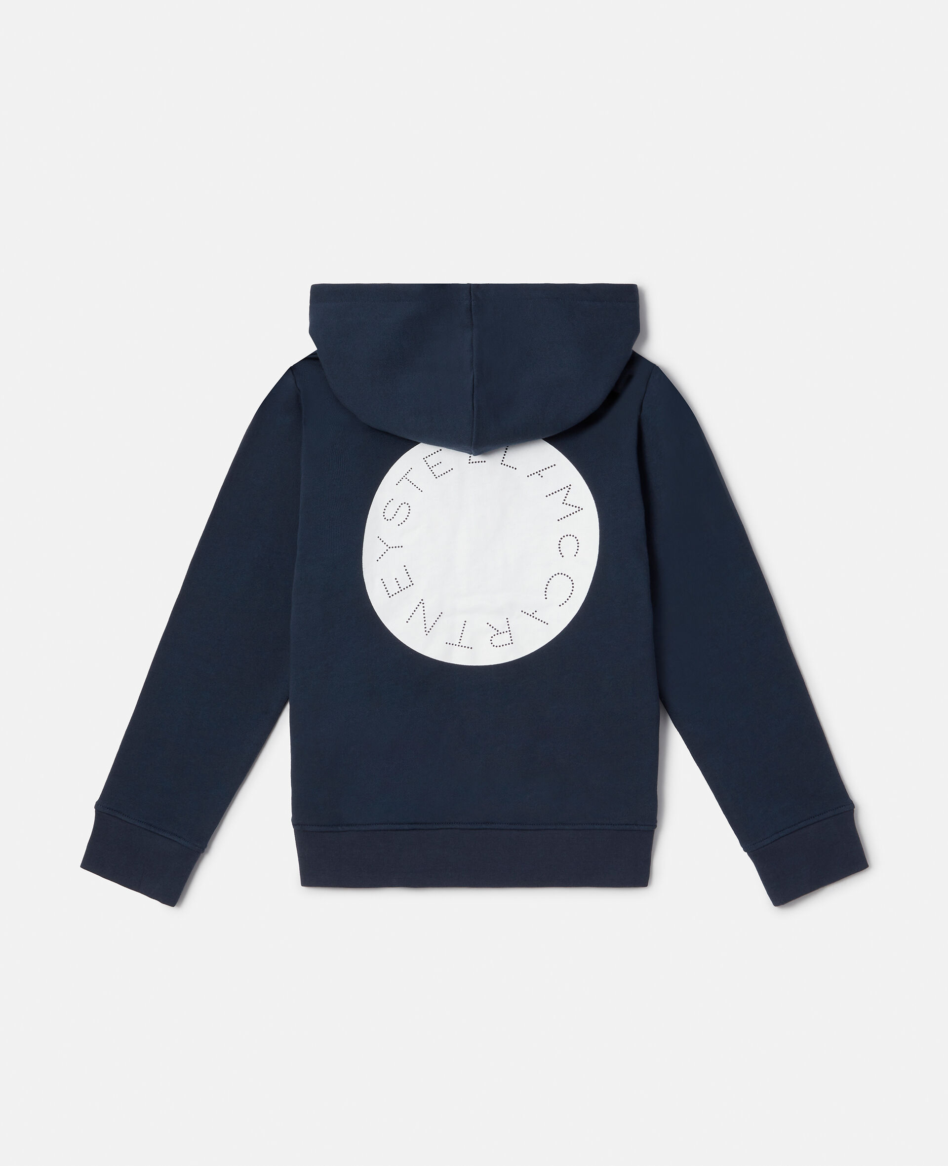 Stella Logo Zip Hoodie-Blue-large image number 0