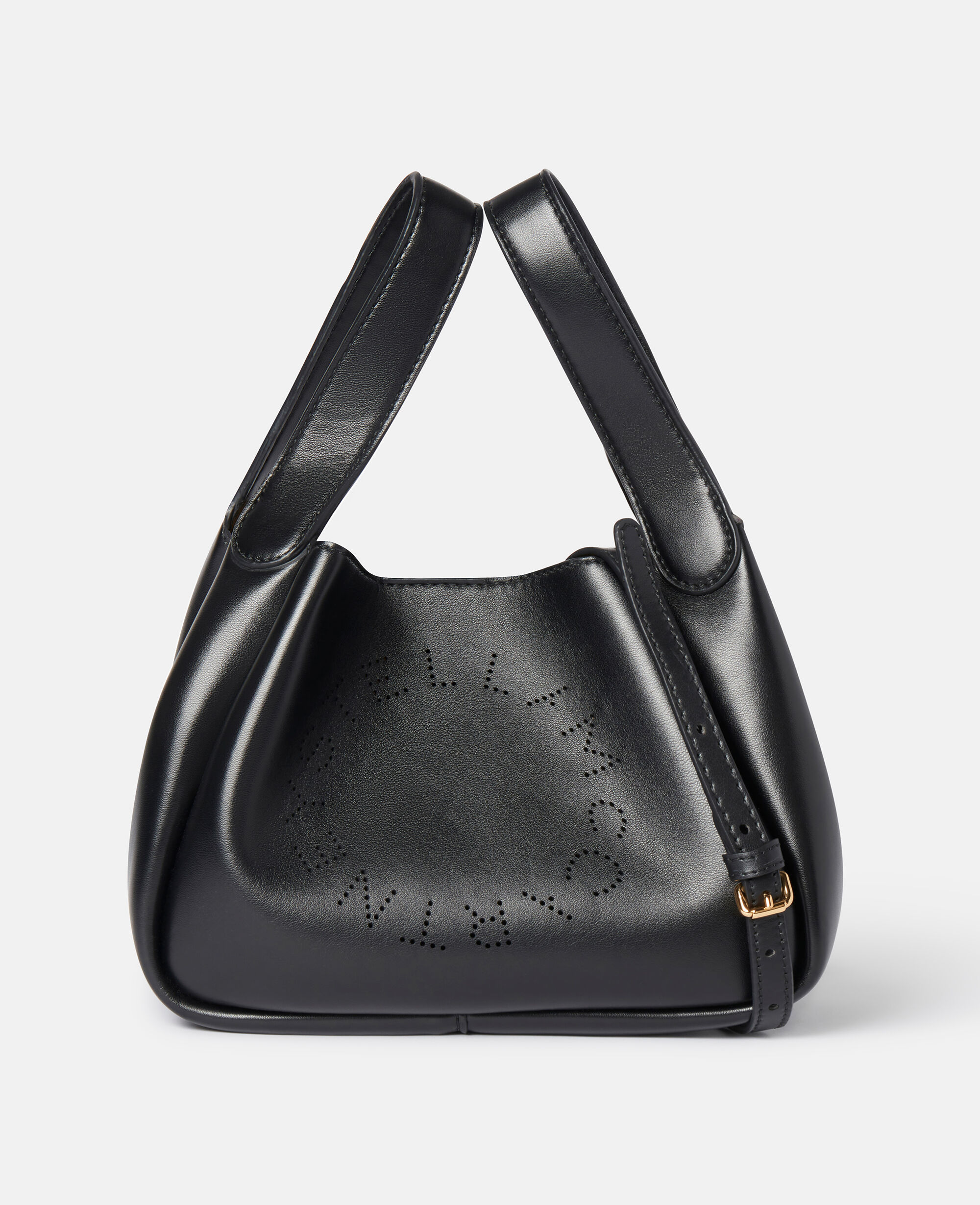 Women Midnight black Logo Double Top Handle Crossbody Bag | Stella  McCartney US