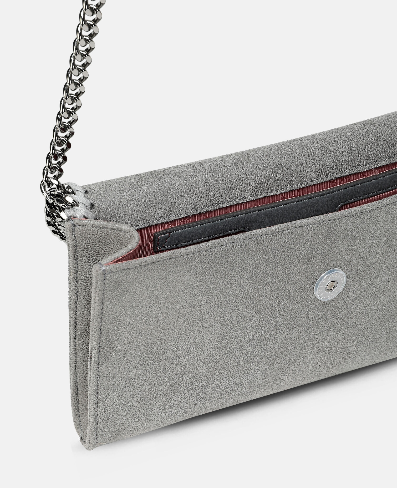 Women Grey Falabella Wallet Crossbody Bag | Stella McCartney US