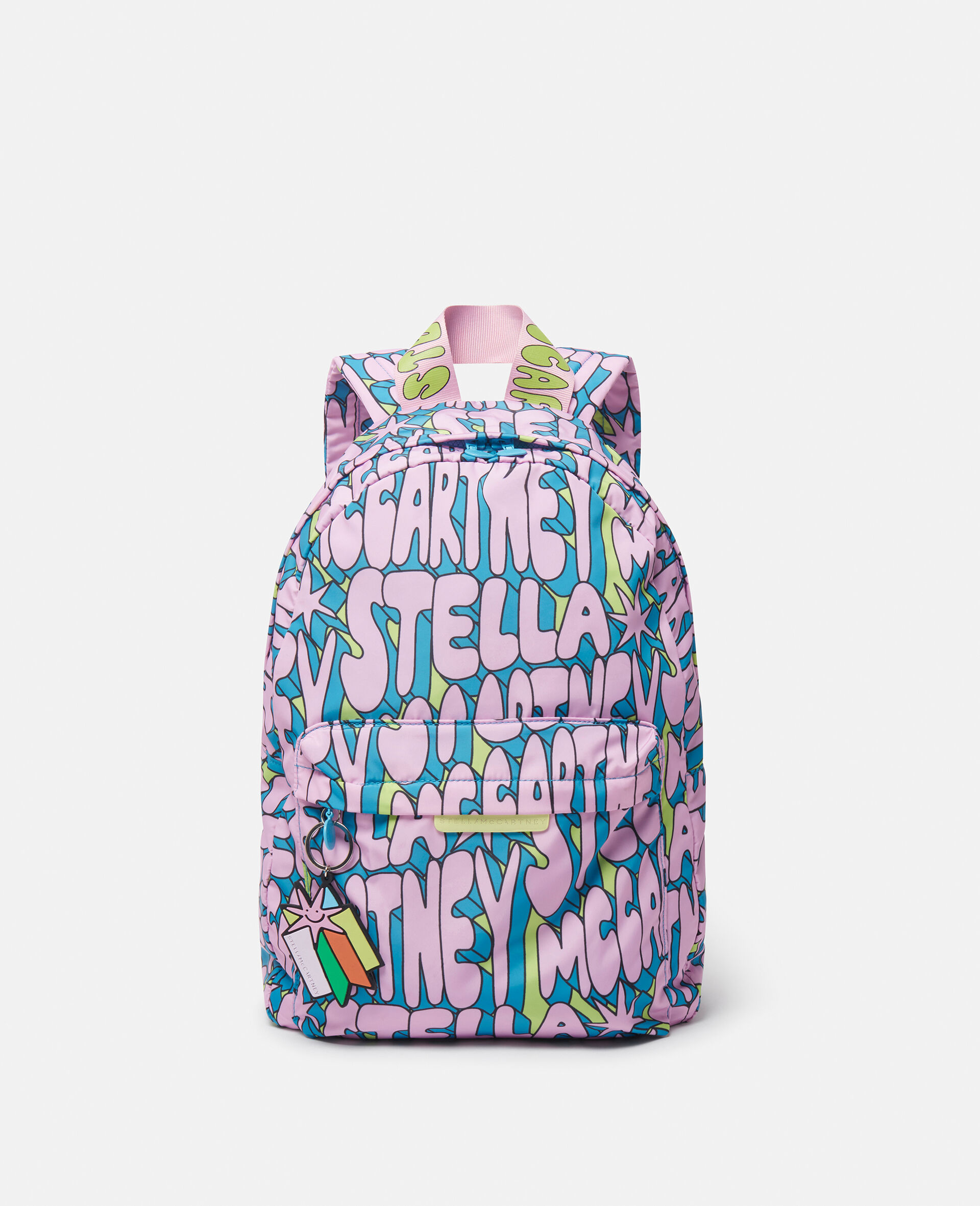 Stella Print Backpack-Multicoloured-model
