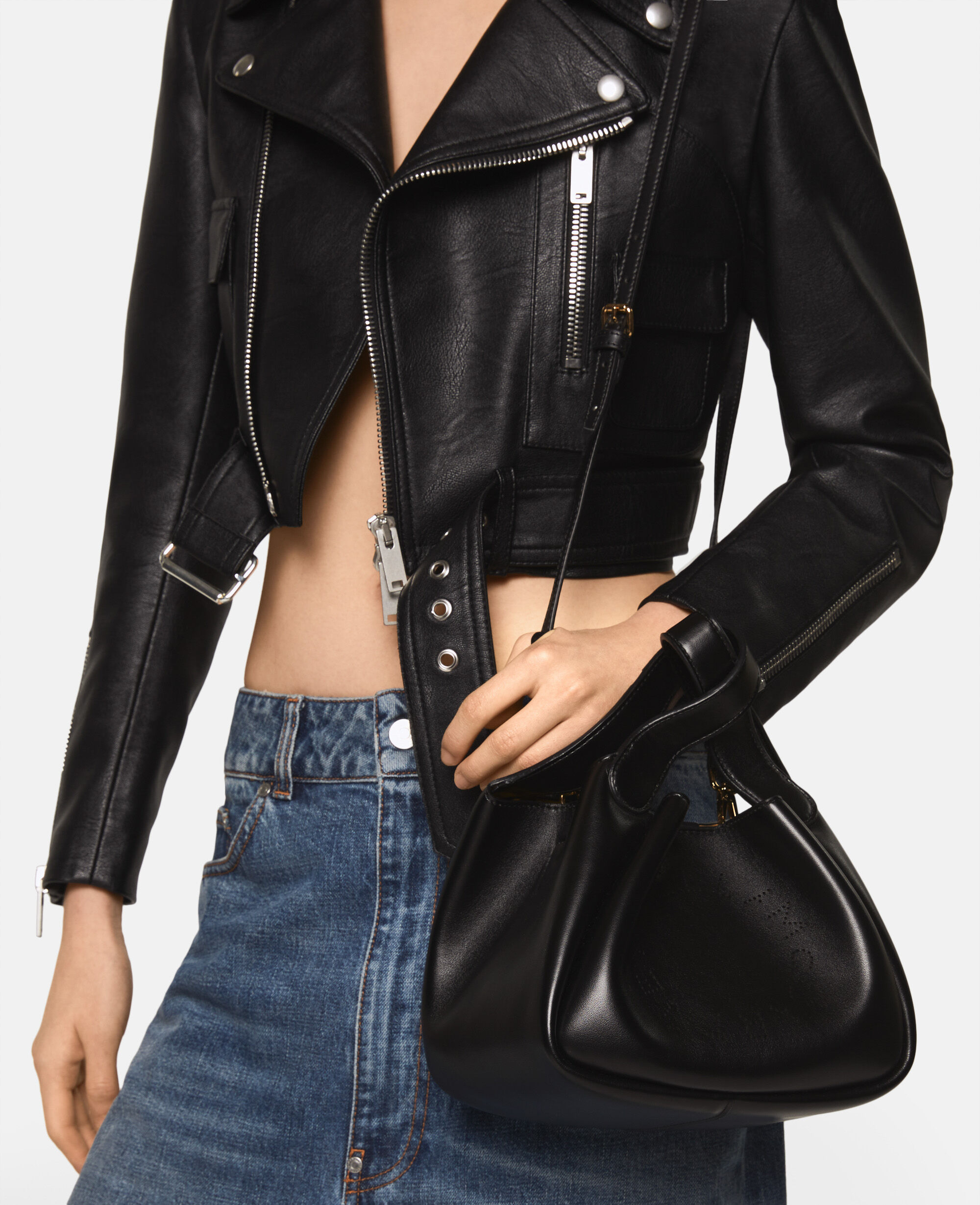 Stella mccartney black crossbody bag store