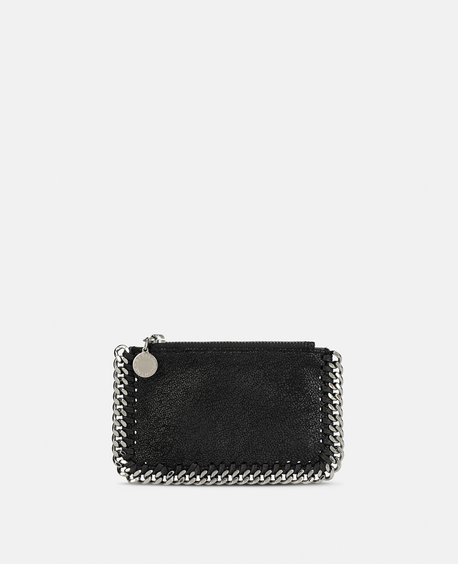 Falabella zipper Cardholder-Black-large image number 0