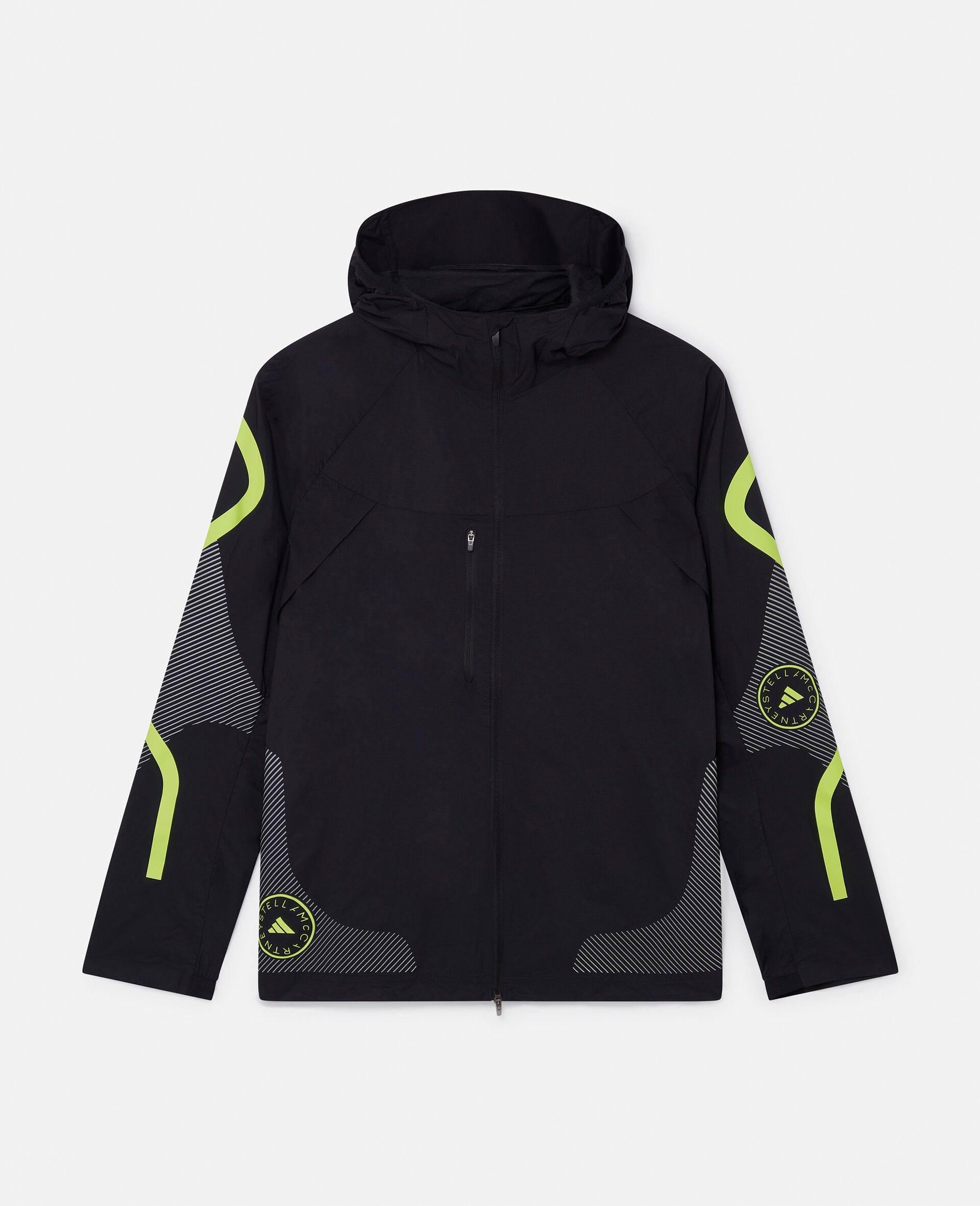 TruePace Hooded Running Jacket-Black-large image number 0