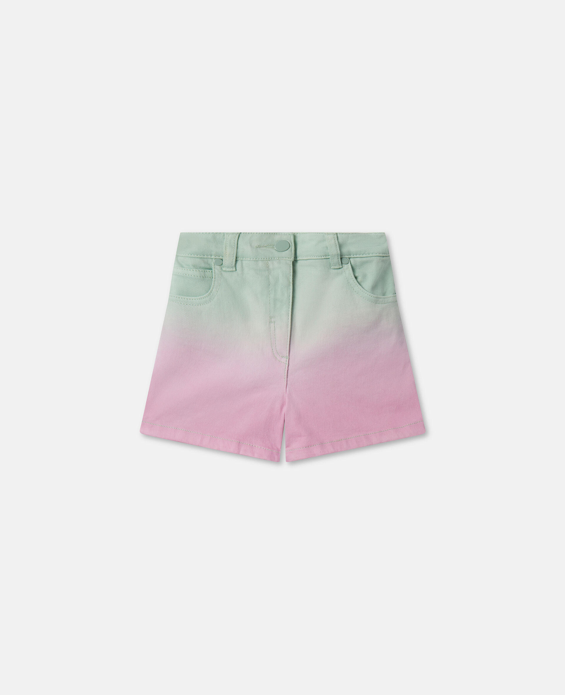 Ombré Denim Shorts-Bunt-large image number 0