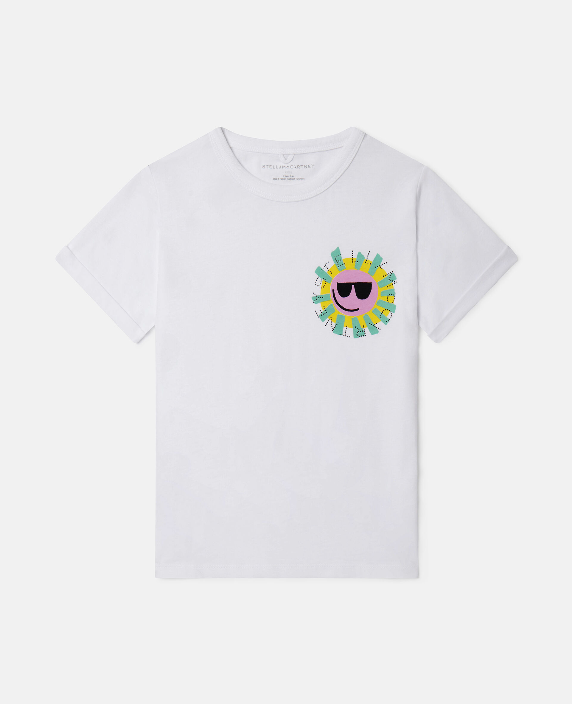 Sunshine Badge T-Shirt-화이트-large image number 0