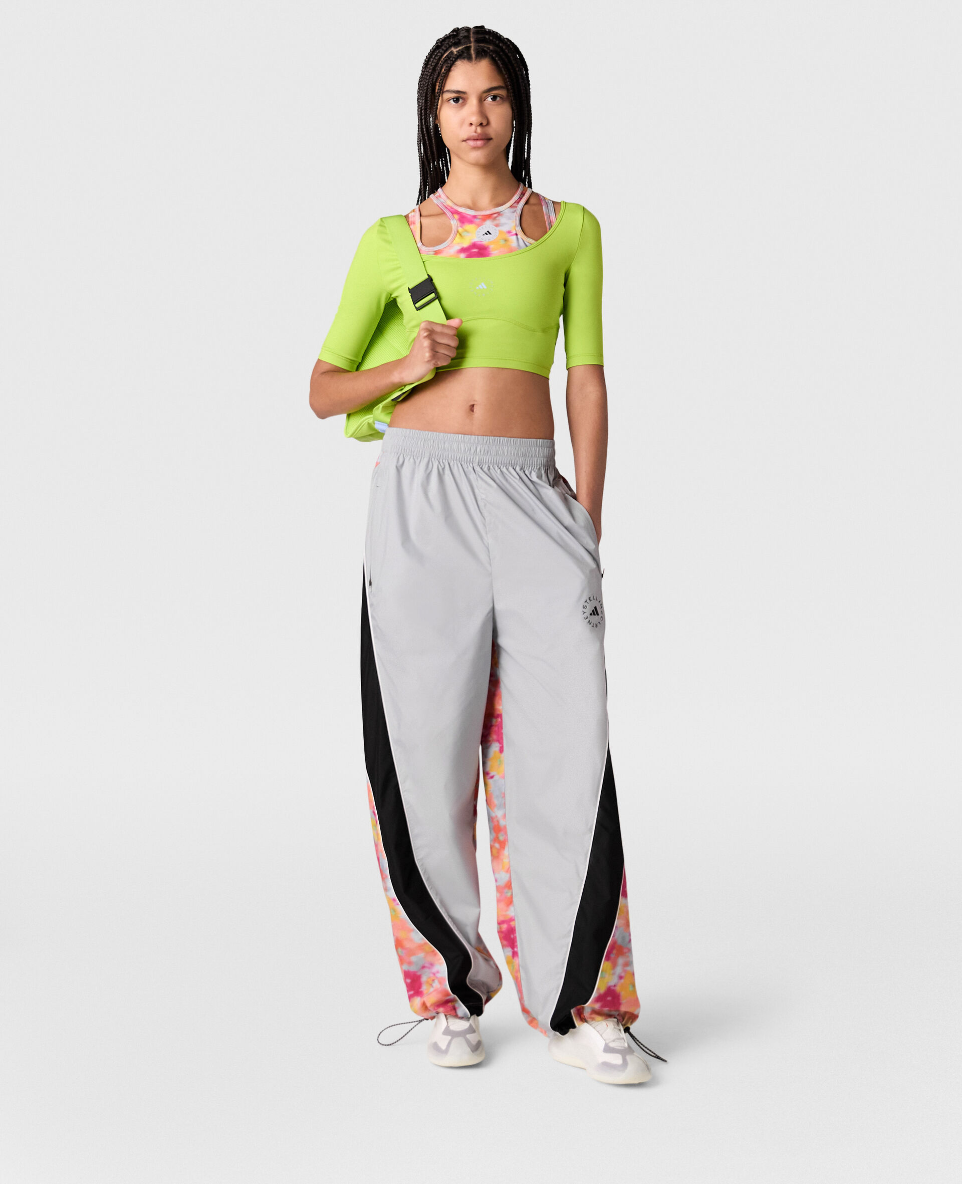 TrueCasuals梭织运动长裤-Multicolored-model