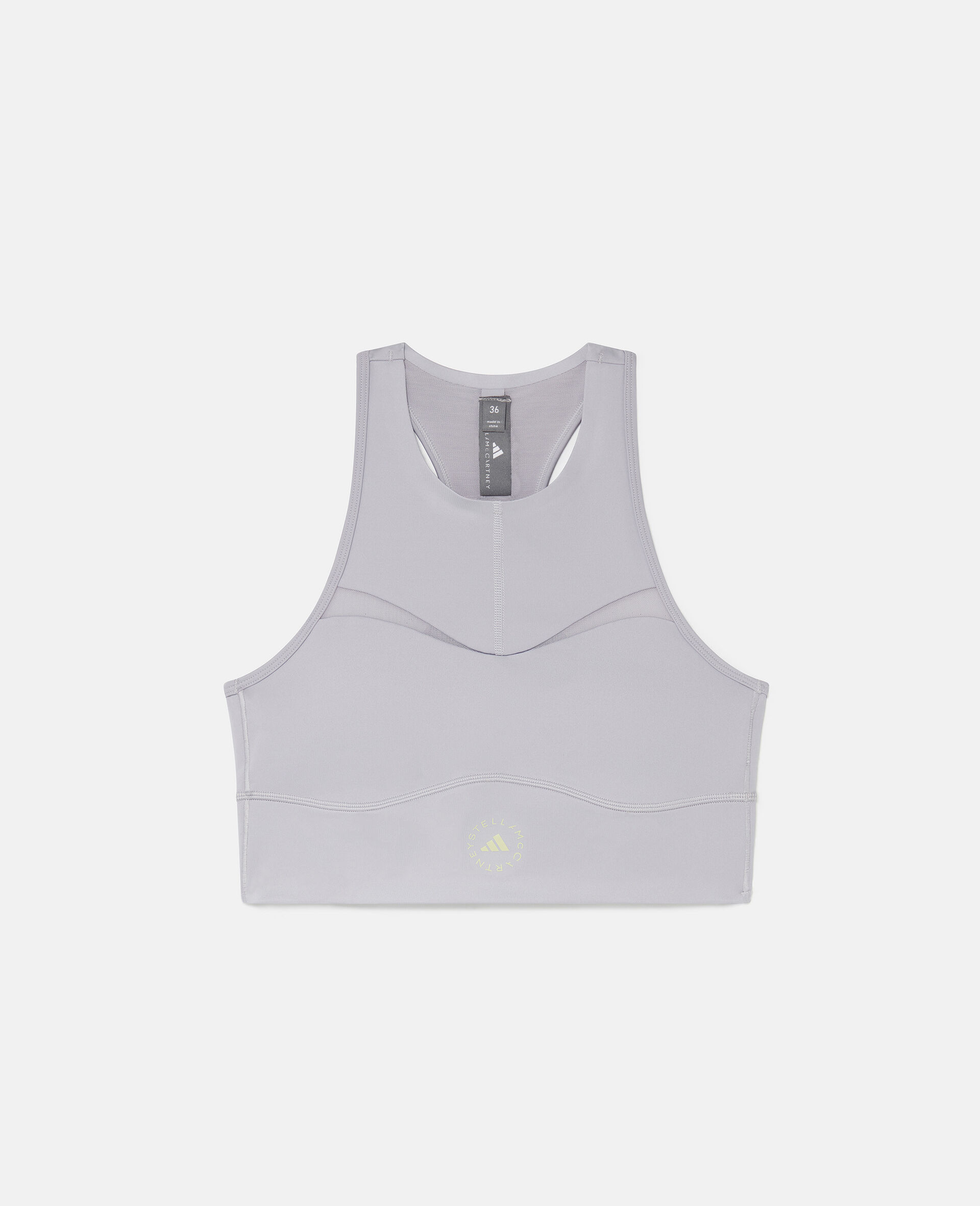 TruePurpose Training Crop Top-Grey-large image number 0