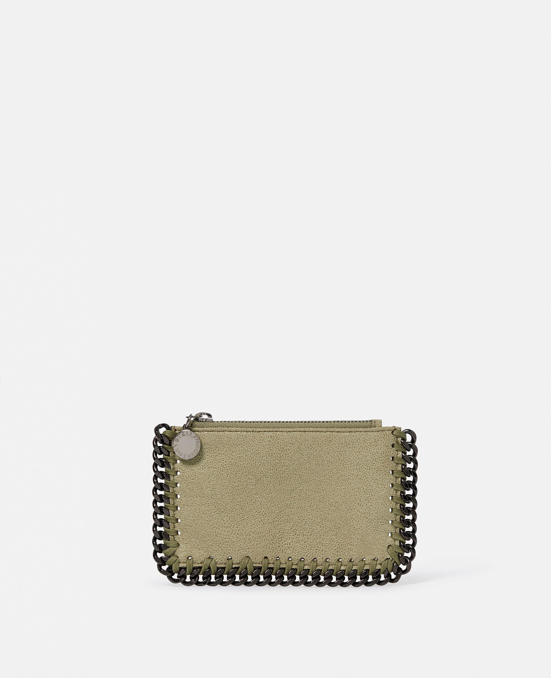 Falabella zipper Cardholder-Cream-large image number 0