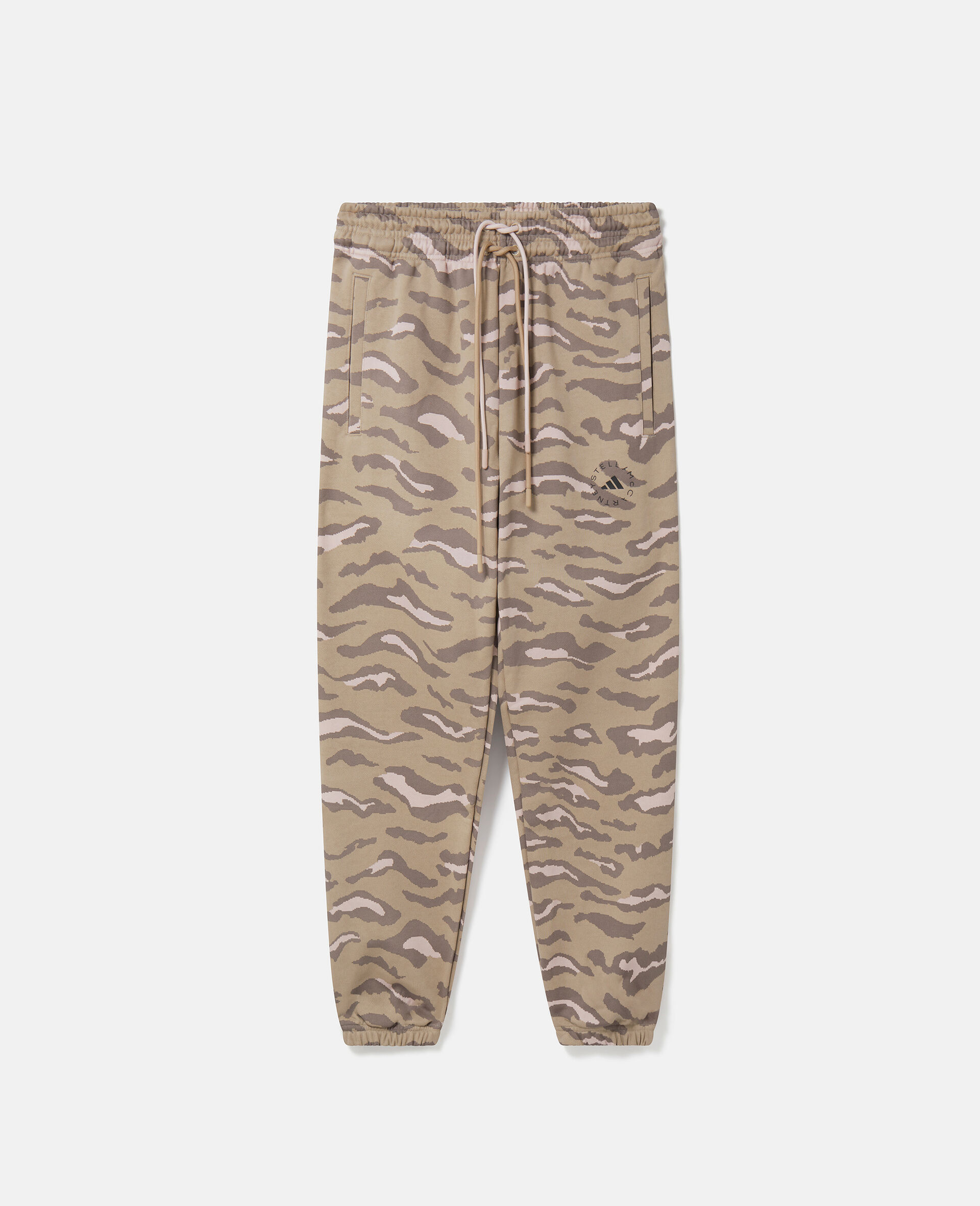 TrueCasuals Zebra Print Sweatpants-Multicolour-large image number 0