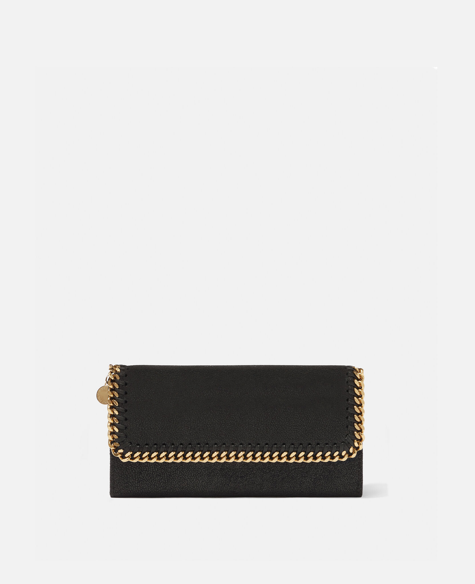 ◾️ステラマッカートニー　長財布　ブラック 希少 / 美品】ステラマッカートニー 長財布 ラウンド ブラック