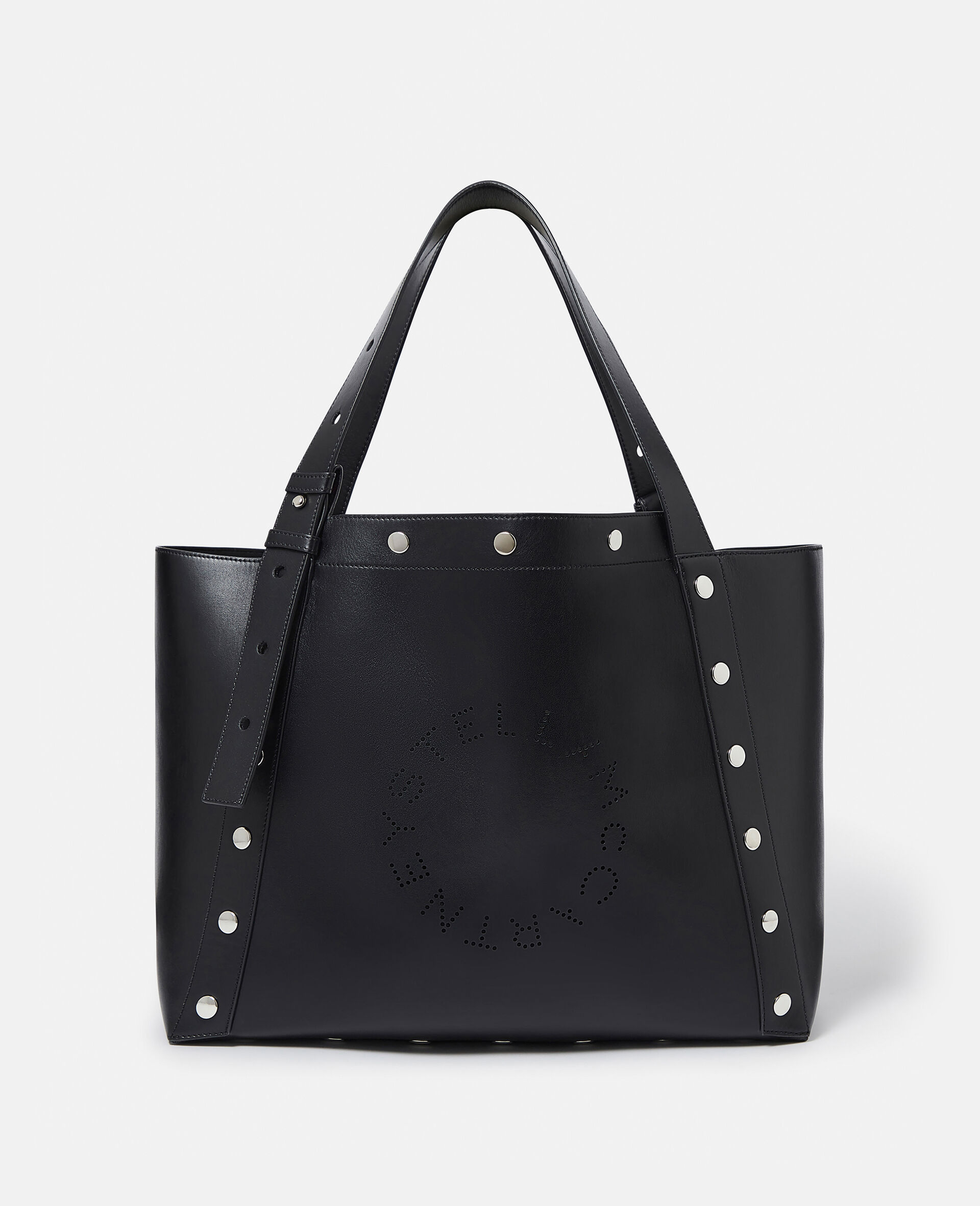 Stella Studs Large Tote Bag-Black-large image number 0