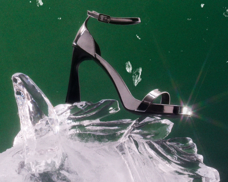 SEMPRE DI 61067 Lorelle Perspex Slingback Heels - Fern Green – Smoke &  Mirrors Boutique