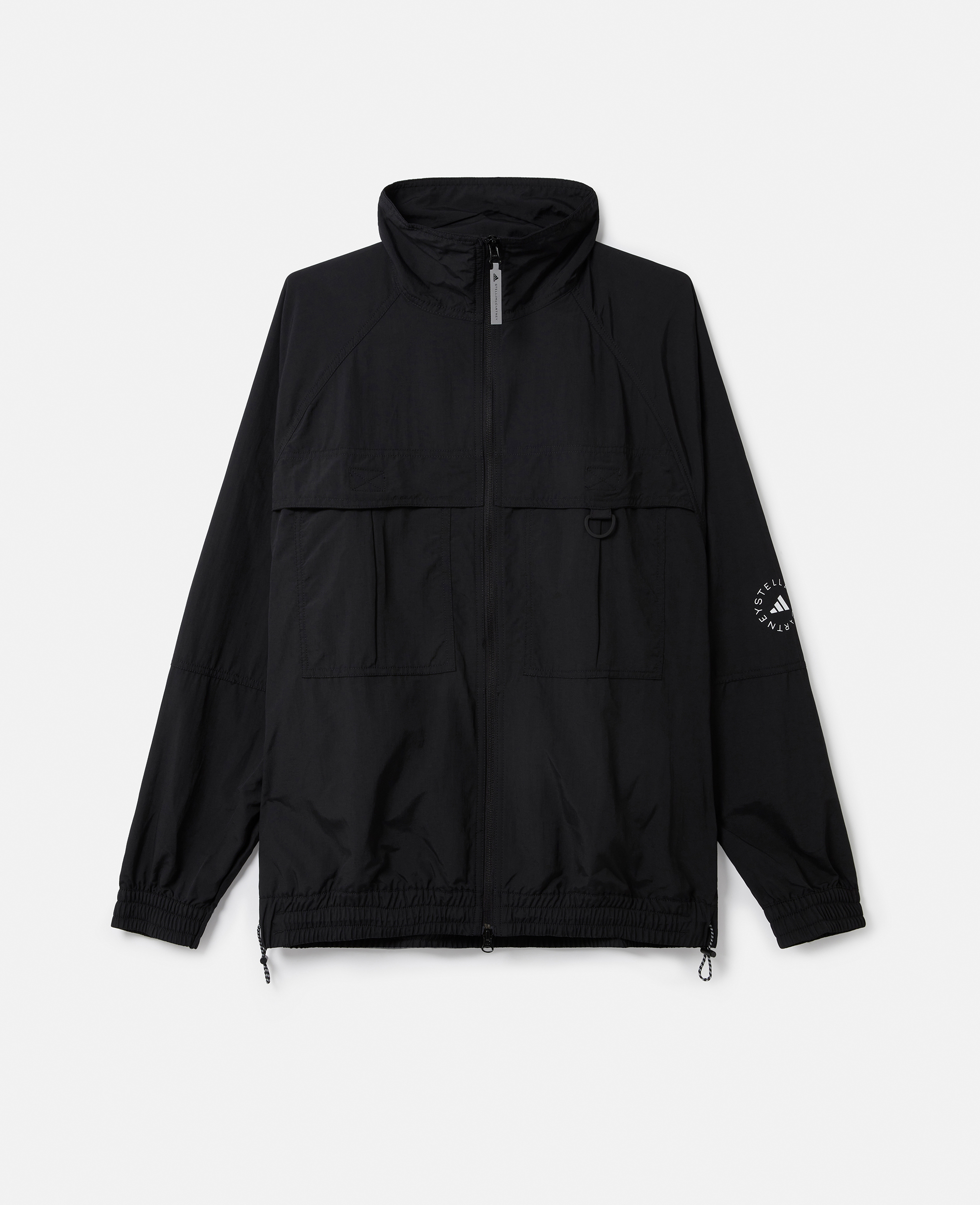 Stella Mccartney Truecasuals Woven Track Jacket In Black