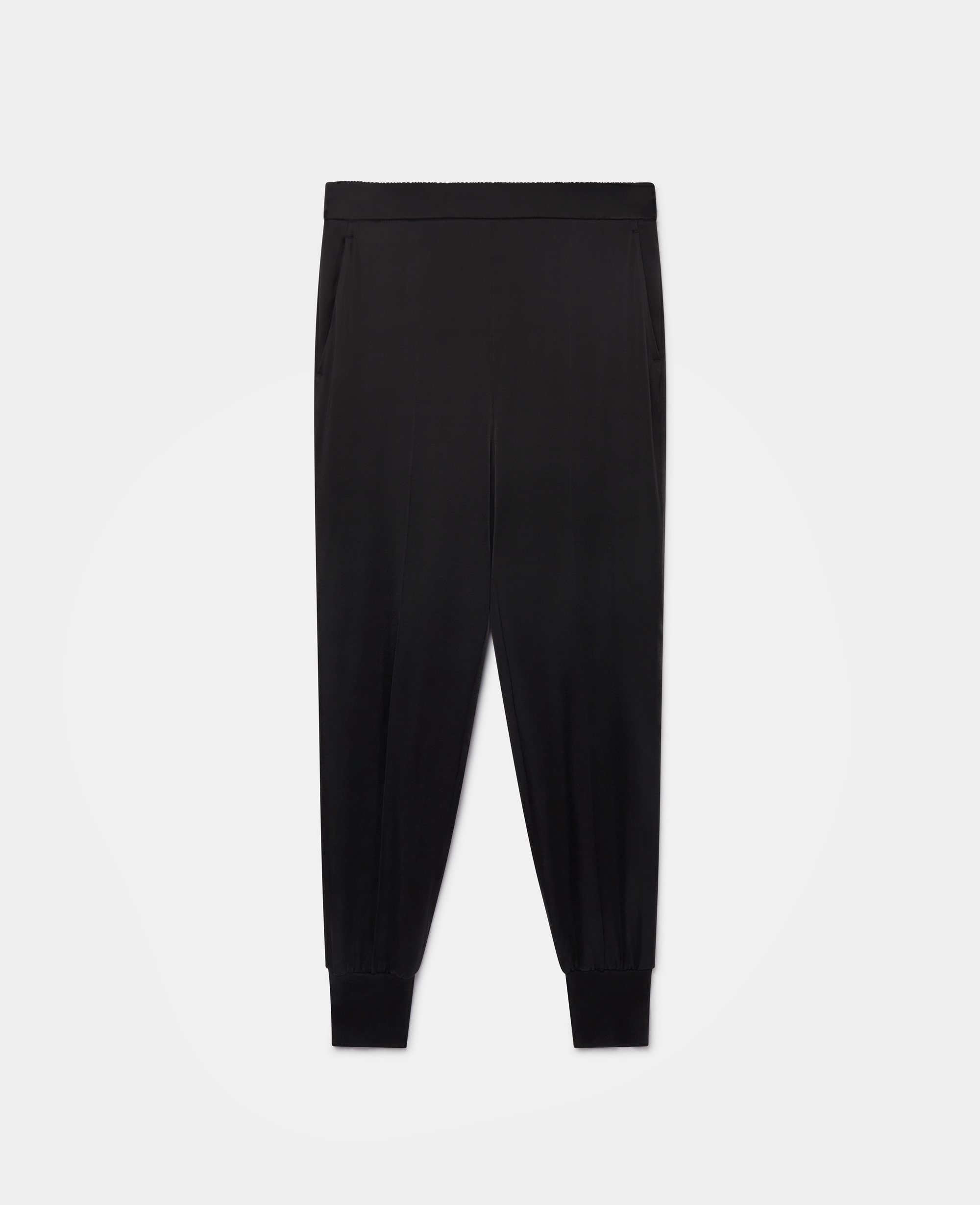 Stella Mccartney Stretch Cady Tailored Trousers In Black