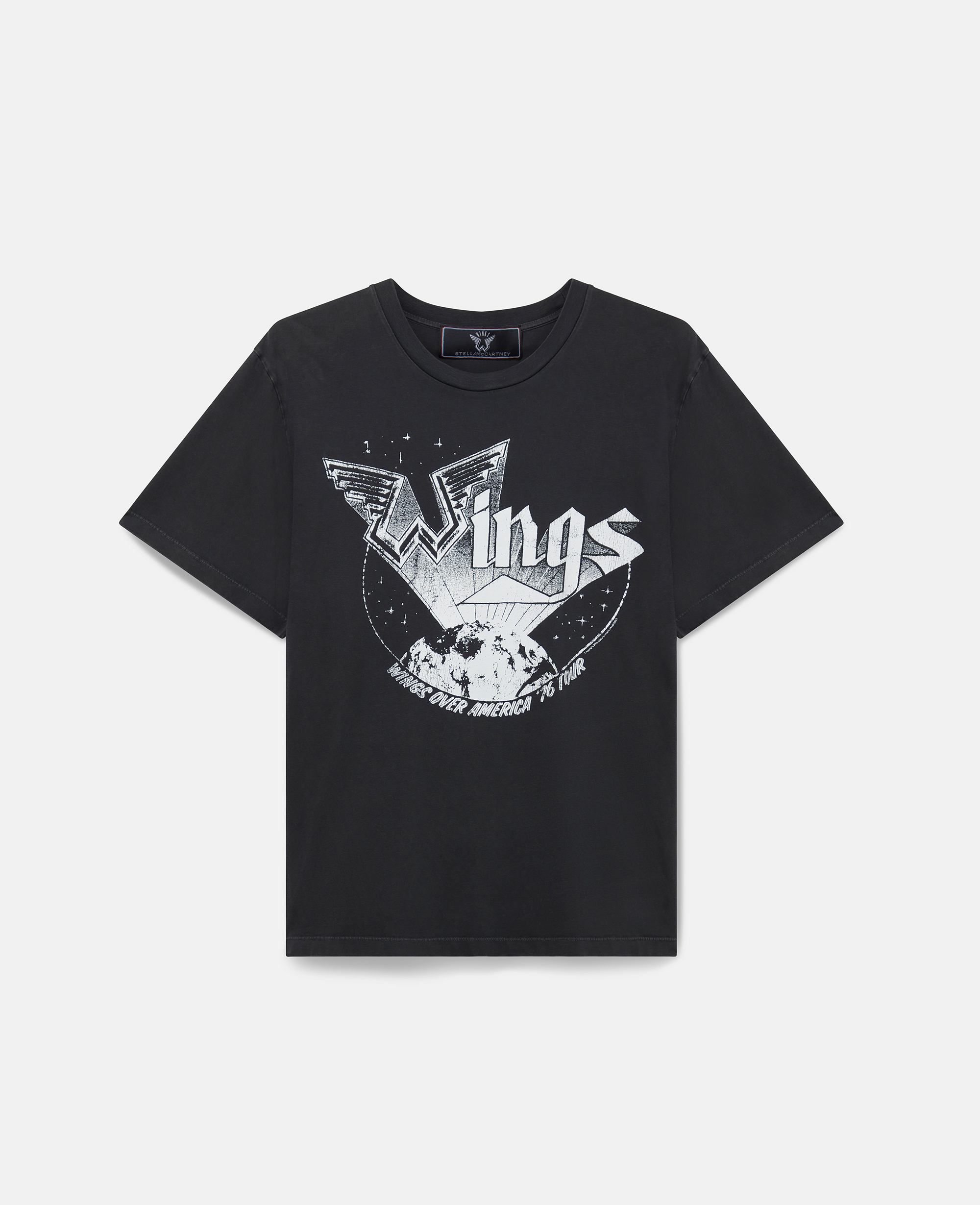 STELLA MCCARTNEY WINGS GRAPHIC COTTON T-SHIRT