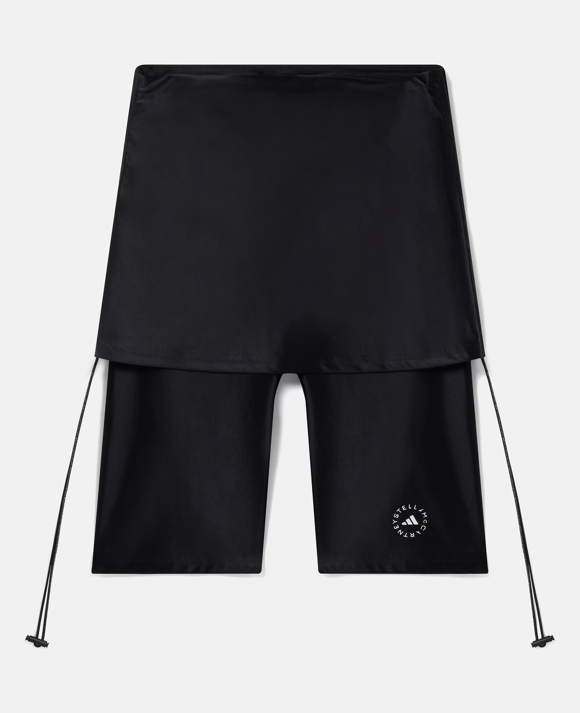 Stella Mccartney Truepurpose Rolltop Shorts In Black