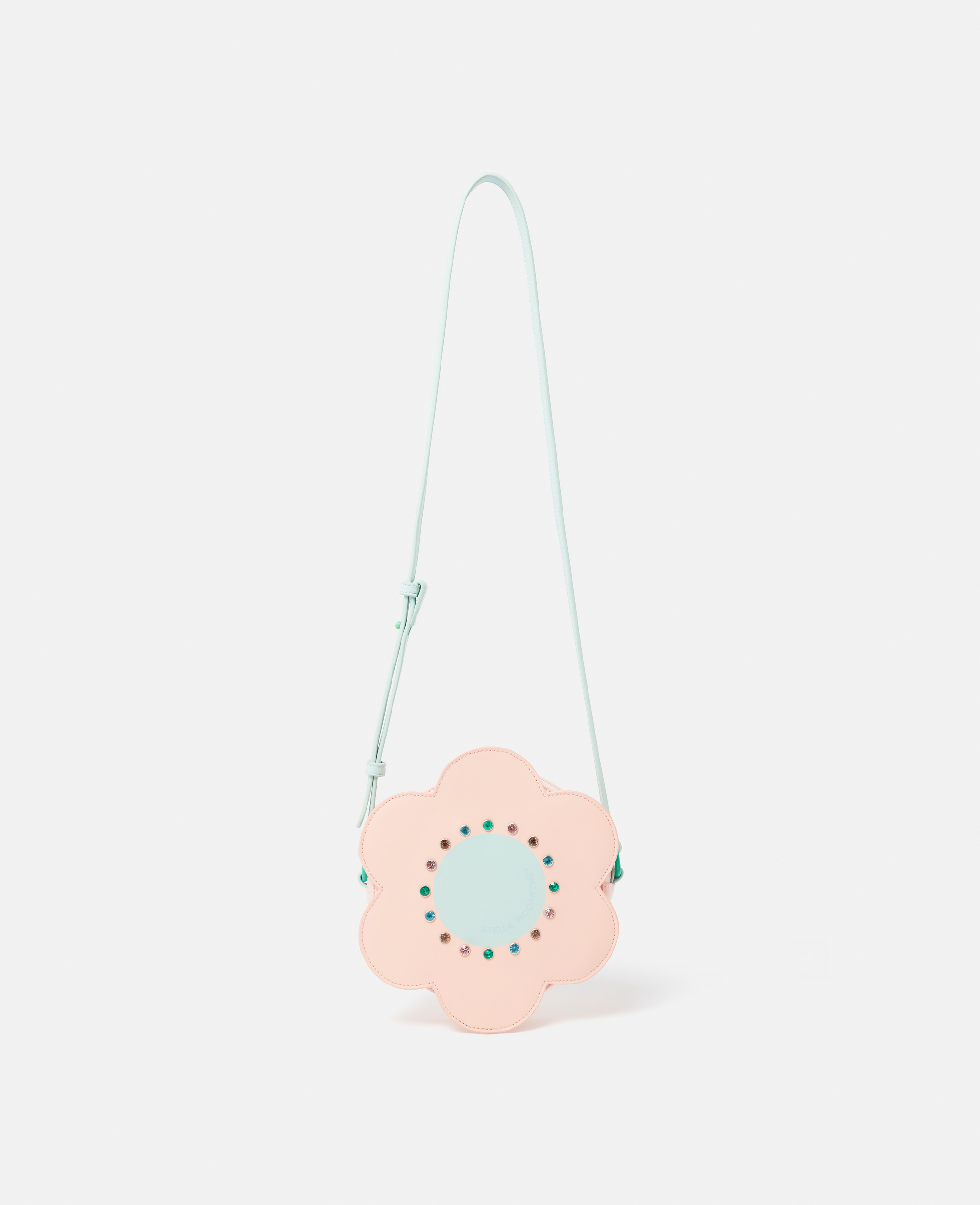 Stella Mccartney Kids' Daisy Flower Crossbody Bag In Pink