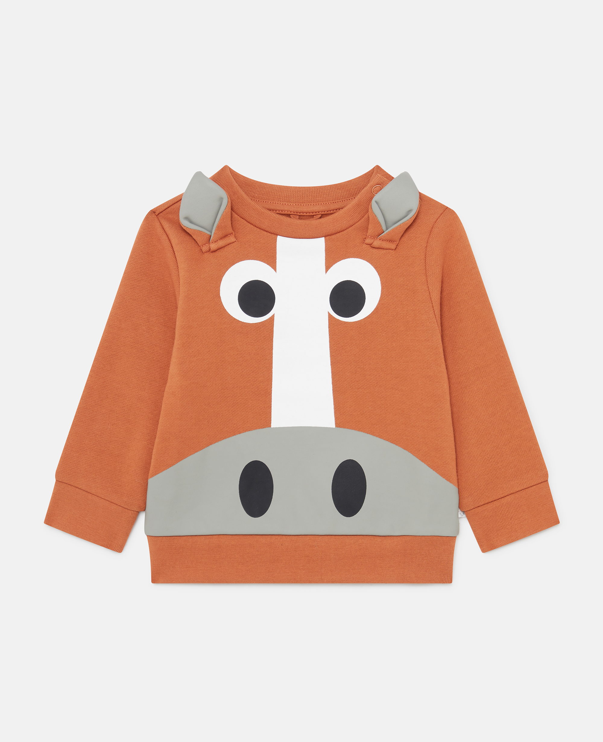 Shop Stella Mccartney Horse Graphic Sweatshirt In Brown