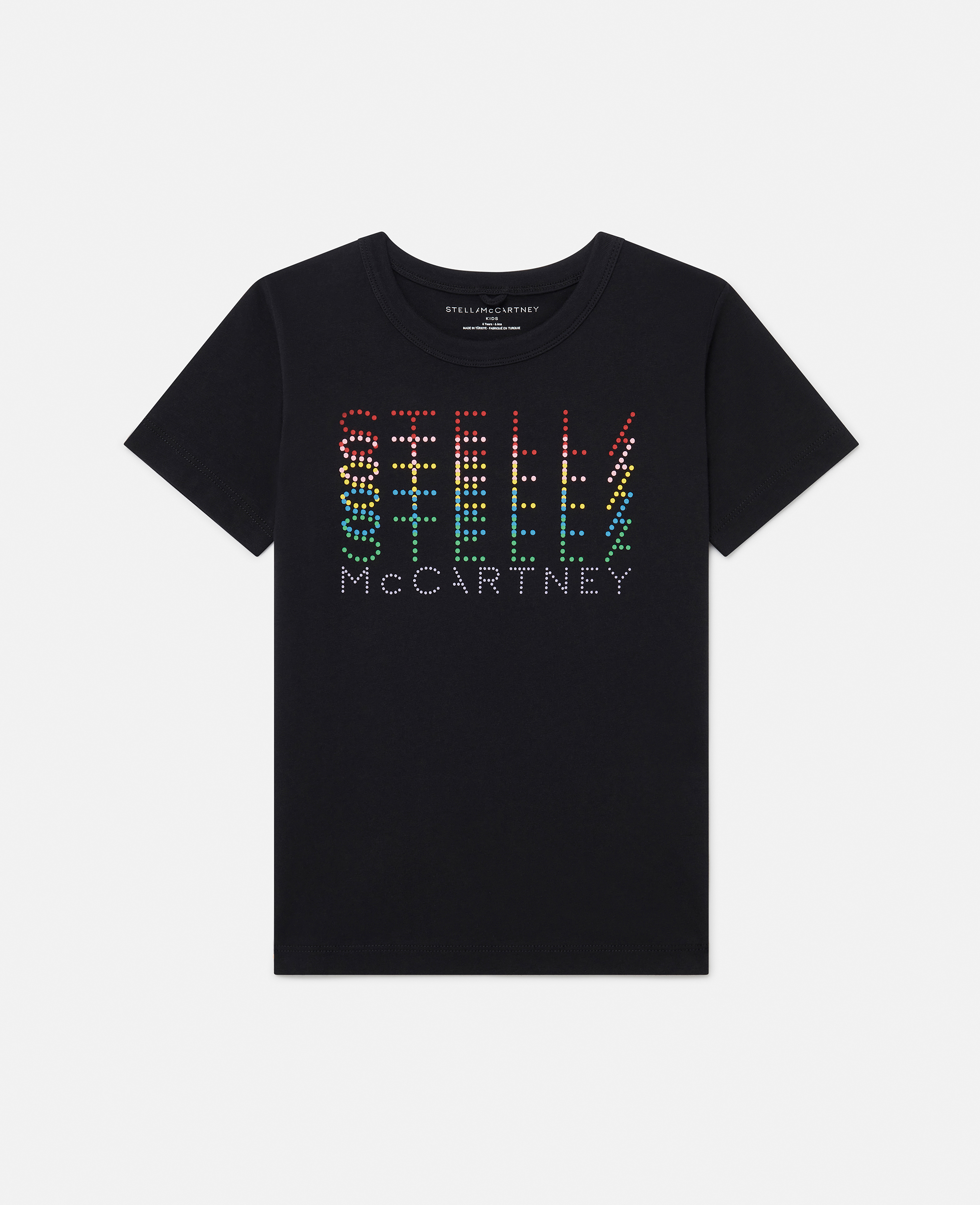 Shop Stella Mccartney Logo Graphic T-shirt In Black