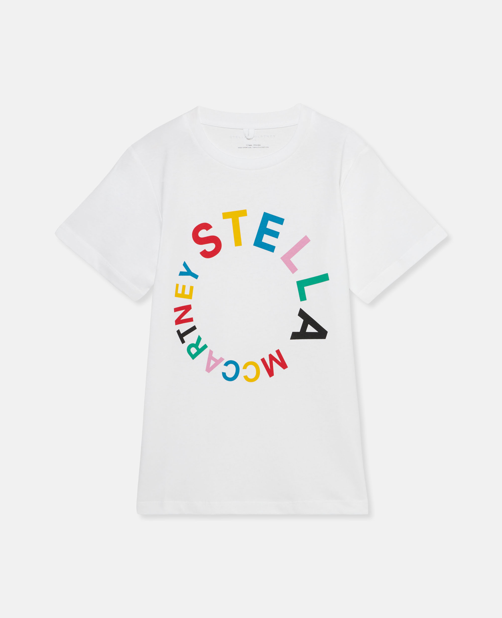 Stella Mccartney Kids' Logo Embroidery T-shirt In White