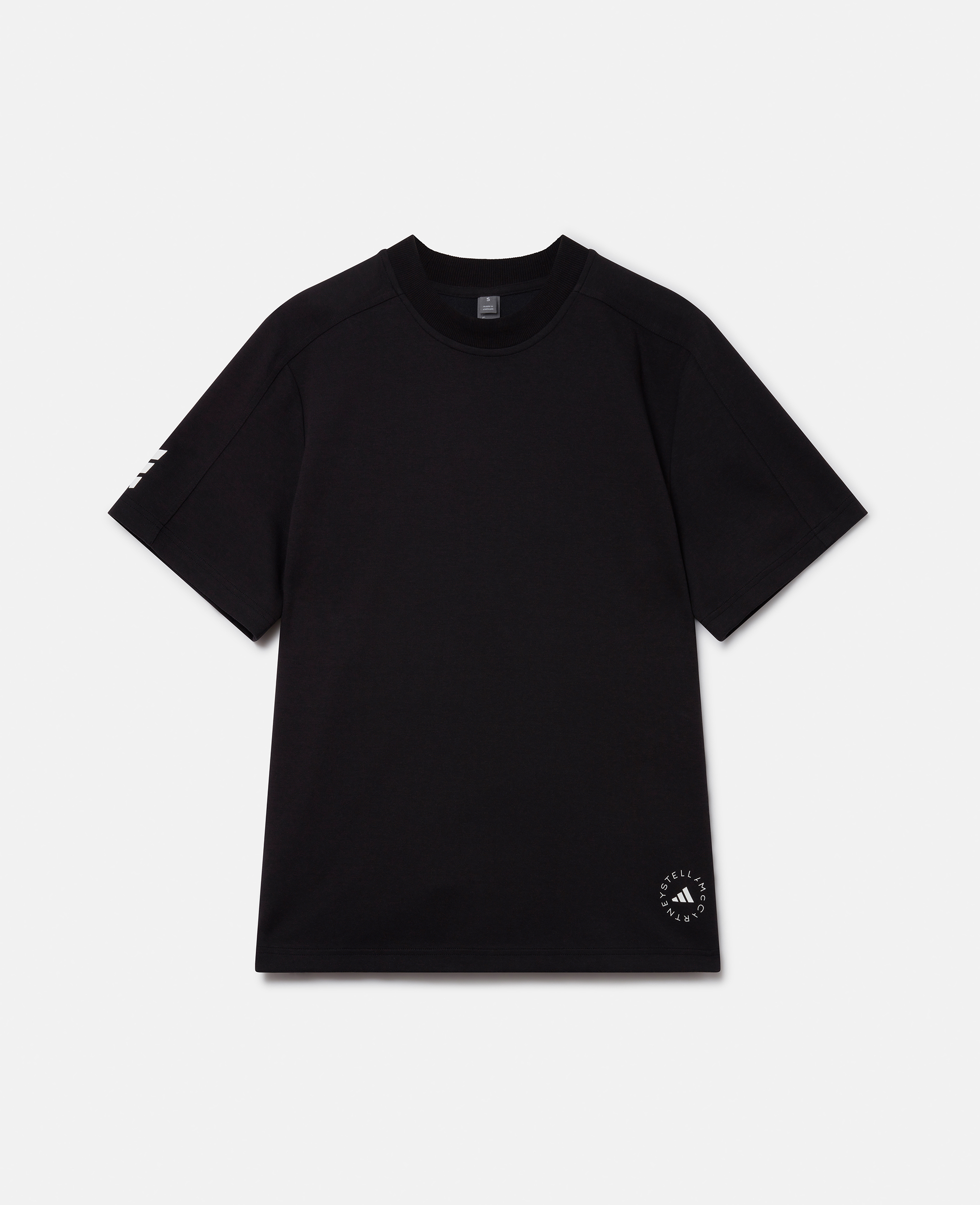 Stella Mccartney Logo Oversized T-shirt In Black