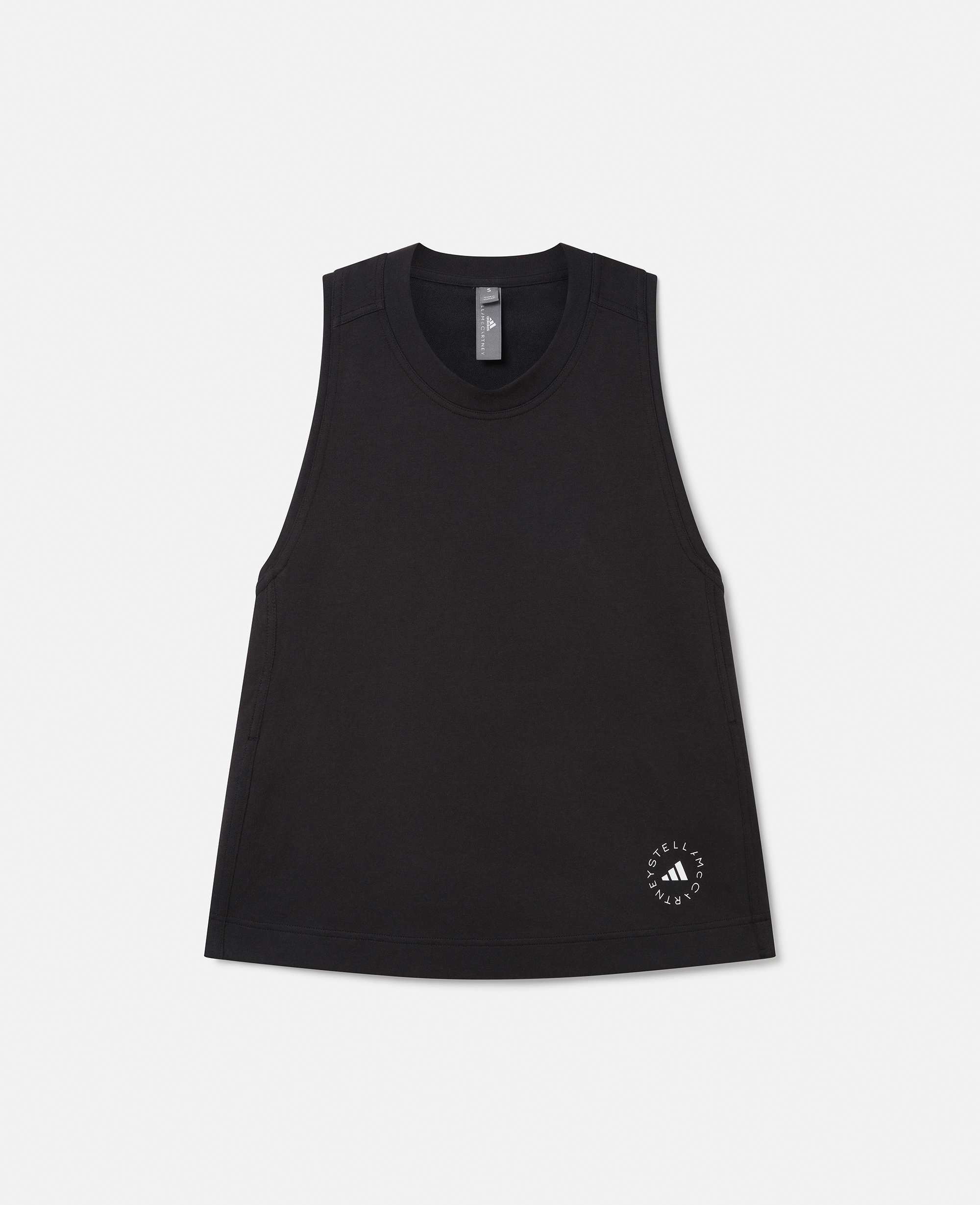 Stella Mccartney Logo Tank Top In Black