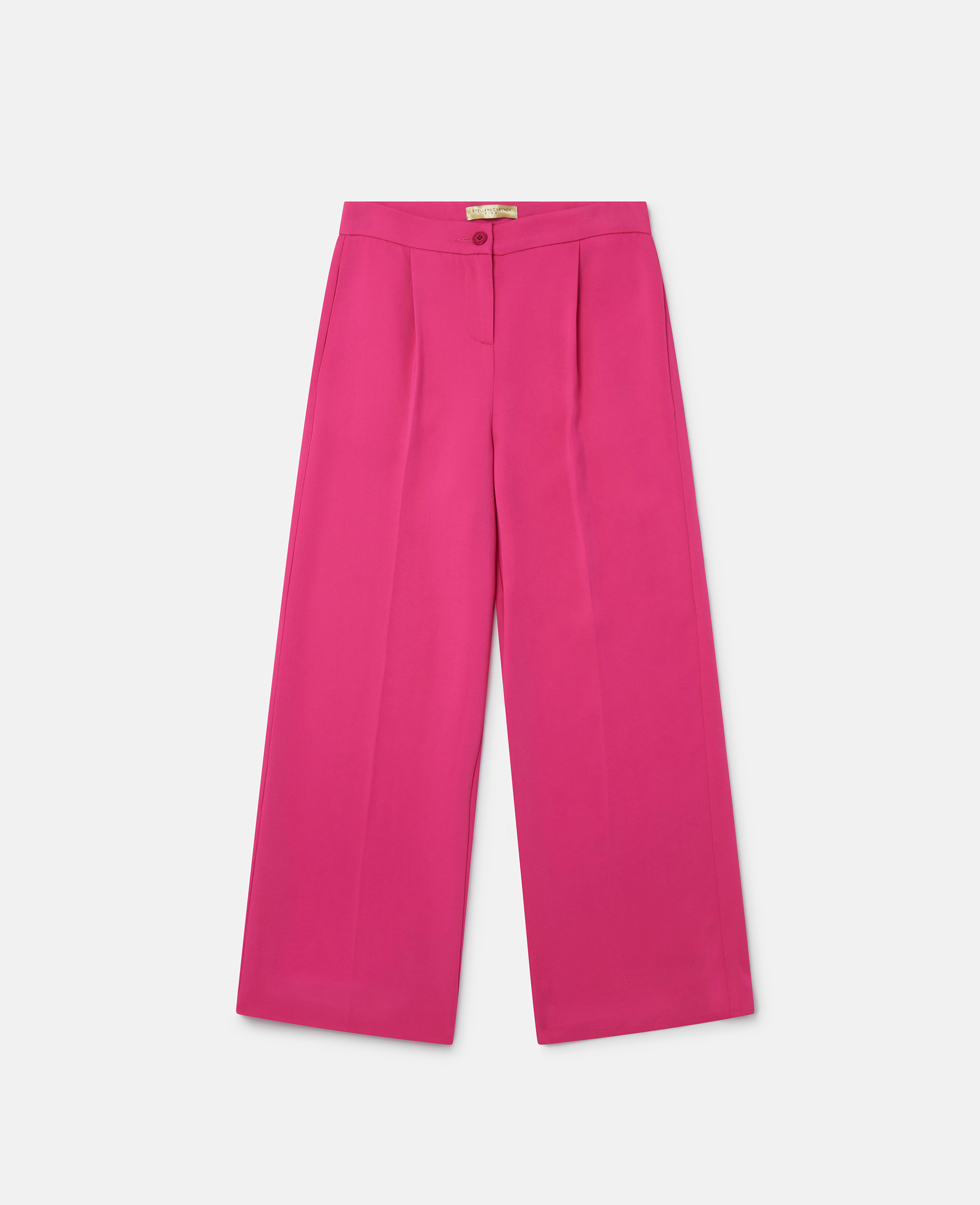 Stella Mccartney Wide Leg Tailored Trousers In Fuchsia Pink